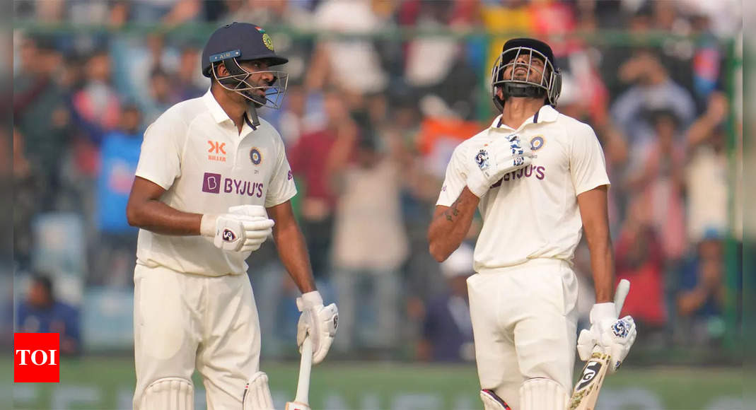 Rahul Dravid: Partnership between Axar Patel and R Ashwin was game changing | Cricket News – Times of India