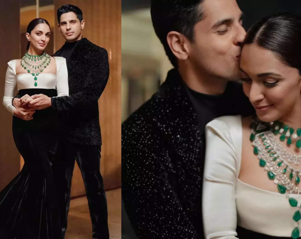 
FRESH PICS! Sidharth Malhotra adorably plants a kiss on wife Kiara Advani's forehead in this unseen picture from their Mumbai reception; fans say 'Made for each other'
