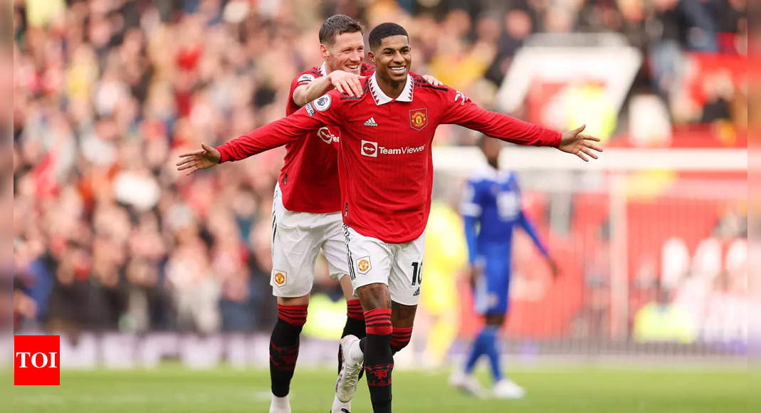 EPL: Rashford double helps Man United see off Leicester City 3-0 | Football News – Times of India