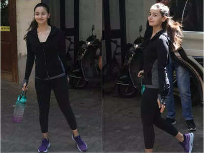Alia back in shape in 3 months post Raha's birth