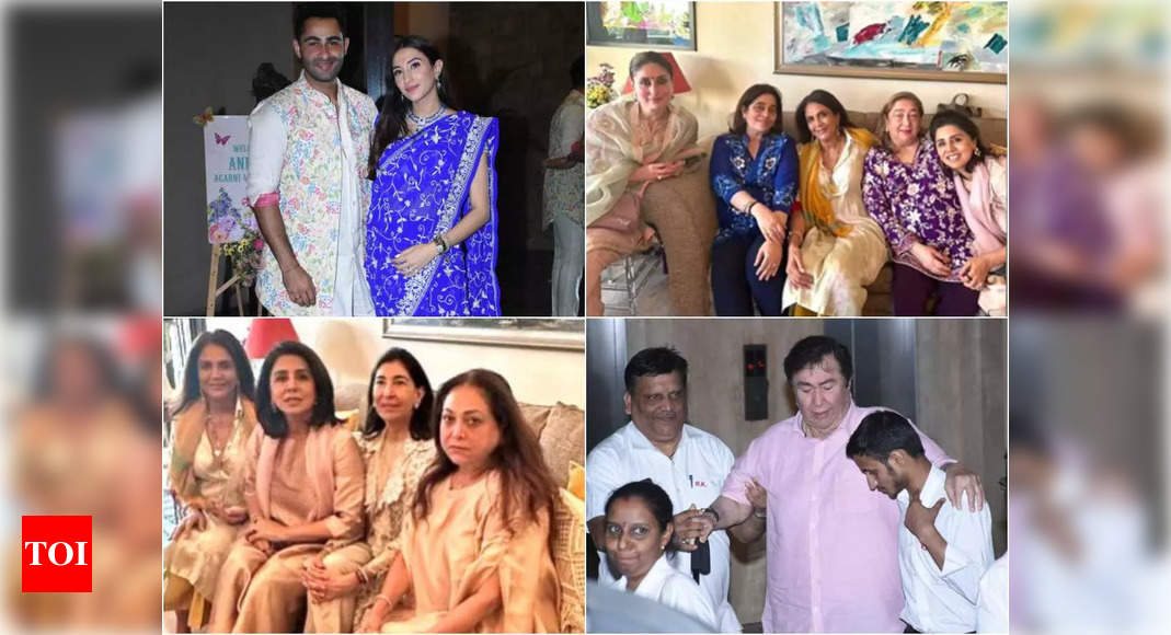 Kareena Kapoor Khan, Neetu Kapoor, Tina Ambani and other members of the Kapoor family attend Anissa Malhotra’s baby shower – Times of India