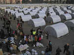 Turkish quake victims sleep in trains, tents, greenhouses