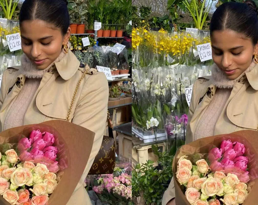 
Shah Rukh Khan's daughter Suhana Khan's picture holding bouquet of flowers and flaunting her cute smile goes VIRAL on social media
