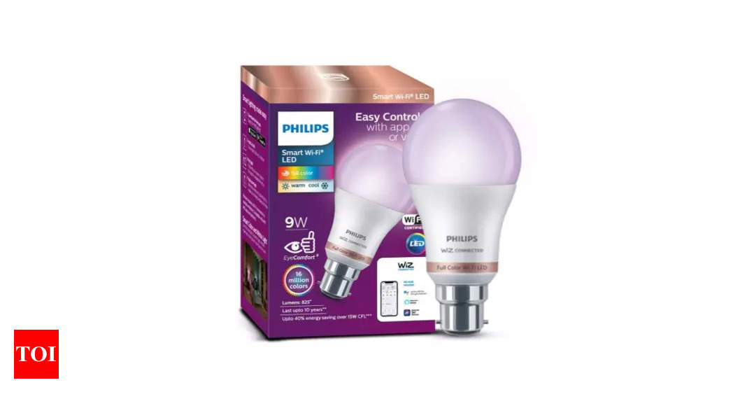 Wipro: Amazon ‘Deal of the Day’: Up to 71% off on smart plugs, bulbs from Wipro, Philips and others – Times of India