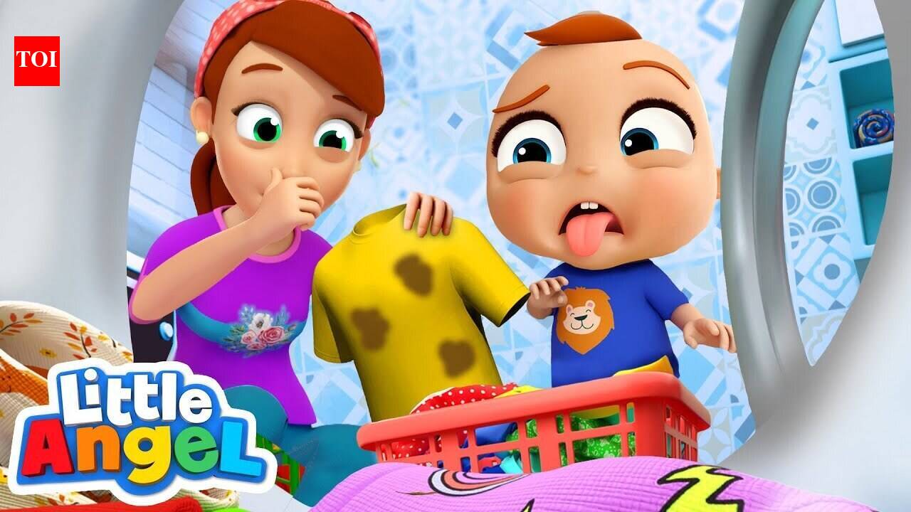 English Nursery Rhymes: Kids Video Song in English 'Clean Up - Dirty ...