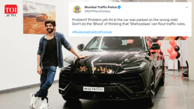 Kartik Aryan's Lamborghini Urus fined: Mumbai Traffic Police posts 'filmy' tweet