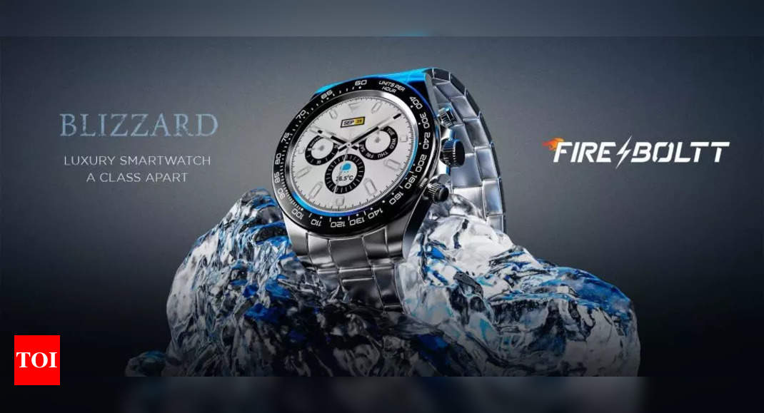 Fire-Boltt Blizzard smartwatch with ceramic design, Bluetooth calling launched, priced at Rs 3,499 – Times of India