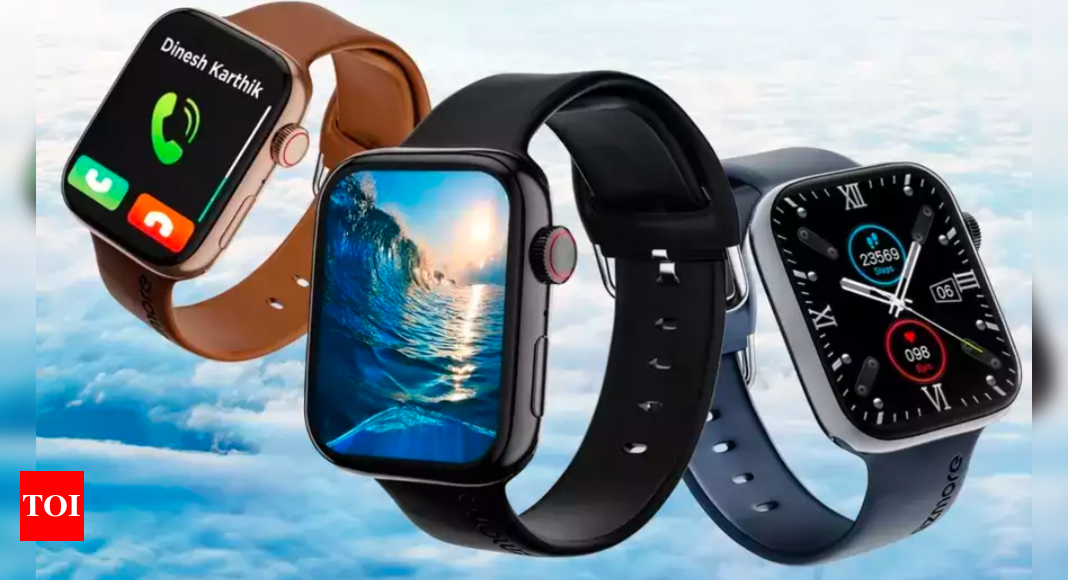 Gizmore Cloud smartwatch with Bluetooth calling launched in India: Specifications, price and more – Times of India
