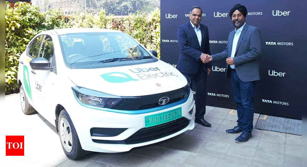 Xpres: Tata Motors and Uber sign MoU to bring 25,000 XPRES-T electric cars – Times of India
