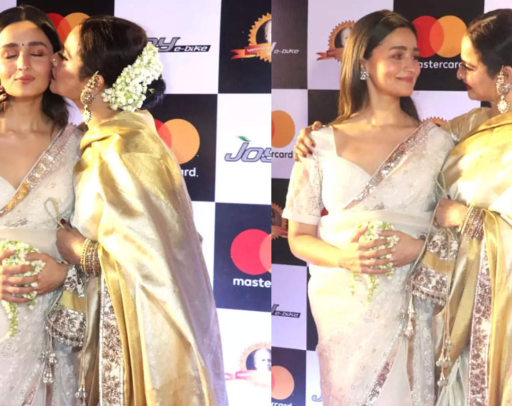 
Watch: Rekha and Alia Bhatt's adorable moments at the red carpet of Dadasaheb Phalke International Film Festival Awards 2023
