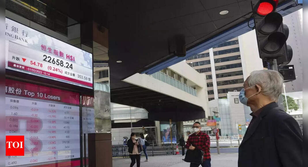 Asian markets fluctuate with rates set to go higher – Times of India