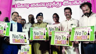 Signature campaign for drug-free Tamil Nadu kicks off in Madurai