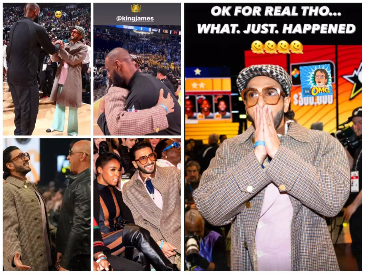 NBA announcers fawn over Ranveer's 38 mn followers, fans shout apna time  aayega