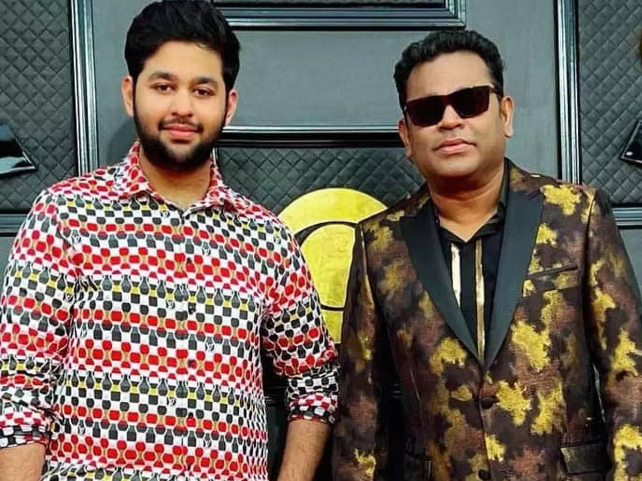 AR Rahman and his son AR Ameen shoot for 'Pathu Thala' promo song ...
