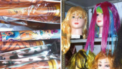 Urvi Creations Jangli Funny Parties Multi Colour Fancy Hair WigHalloween  Cosplay Party Wig Holi Celebration Props n - Price History