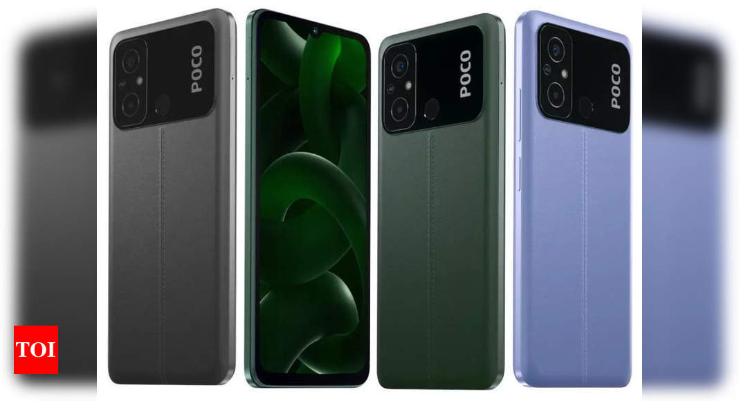 Poco C55 with 5000 mAh battery, HD+ display launched, price starts at Rs 9,499 – Times of India