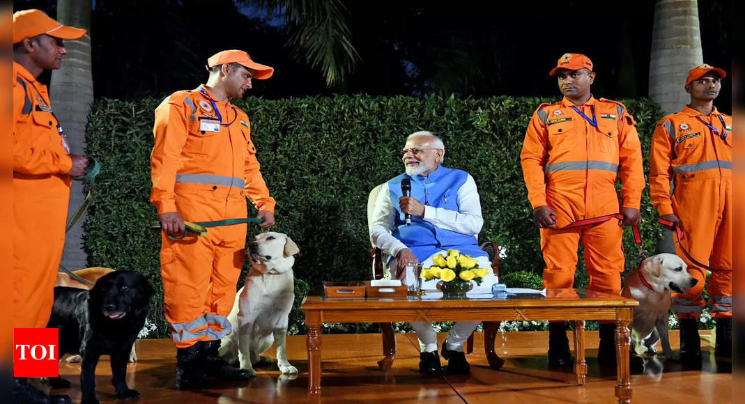 Human welfare India’s top priority: PM Modi while interacting with ‘Operation Dost’ officers | India News – Times of India