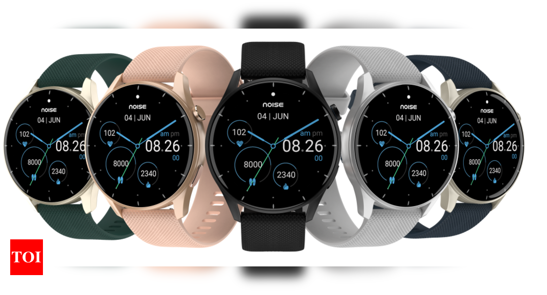 NoiseFit Crew smartwatch with advanced calling, more than 100 sports launched, priced at Rs 1,499 – Times of India