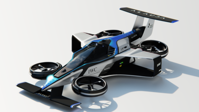 World's first flying race car unveiled: 1,340 hp and over 300 km range