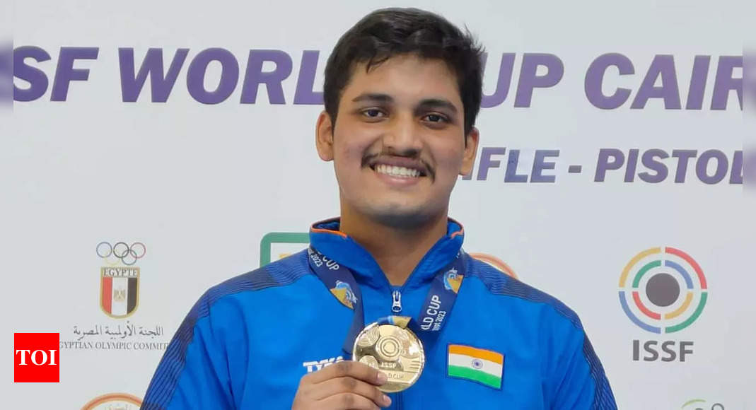 ISSF Shooting World Cup: Rudrankksh Patil wins 10m air rifle gold | More sports News – Times of India