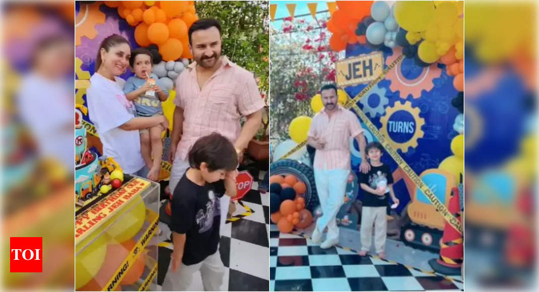 Kareena Kapoor Khan, Karisma Kapoor and others give a peek inside Jehangir Ali Khan’s birthday pool party – Times of India