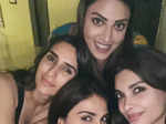 Inside pictures from Pragya Kapoor's house party with Nushrratt Bharuccha, Diana Penty, Mouni Roy, Vaani Kapoor and others