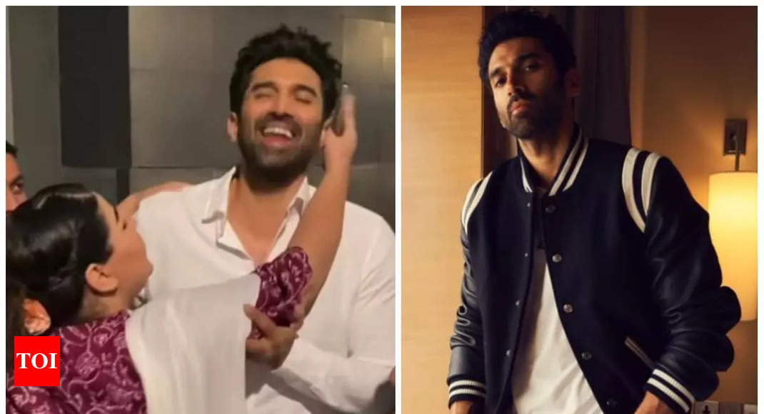 Aditya Roy Kapur breaks silence on fan kissing him in viral video: I didn’t lose any sleep over it – Times of India
