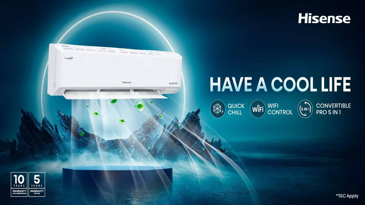 Hisense: Hisense launches new of smart ACs in India, price starts at Rs 31,000 - Times of India