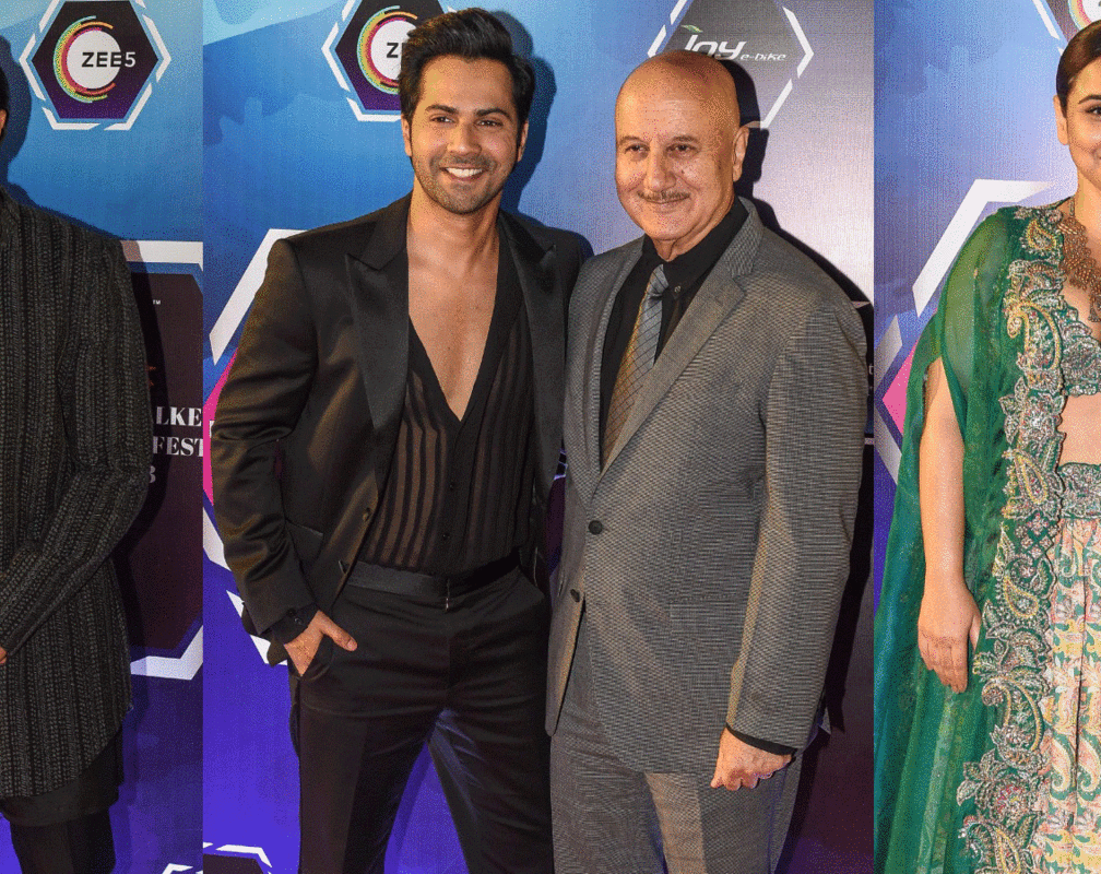 
Varun Dhawan, Anupam Kher, Dulquer Salmaan clicked on the red carpet
