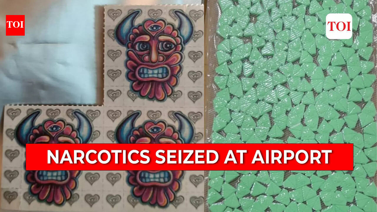 Chennai: Custom officials seize MDMA tablets, LSD stamps at Chennai airport