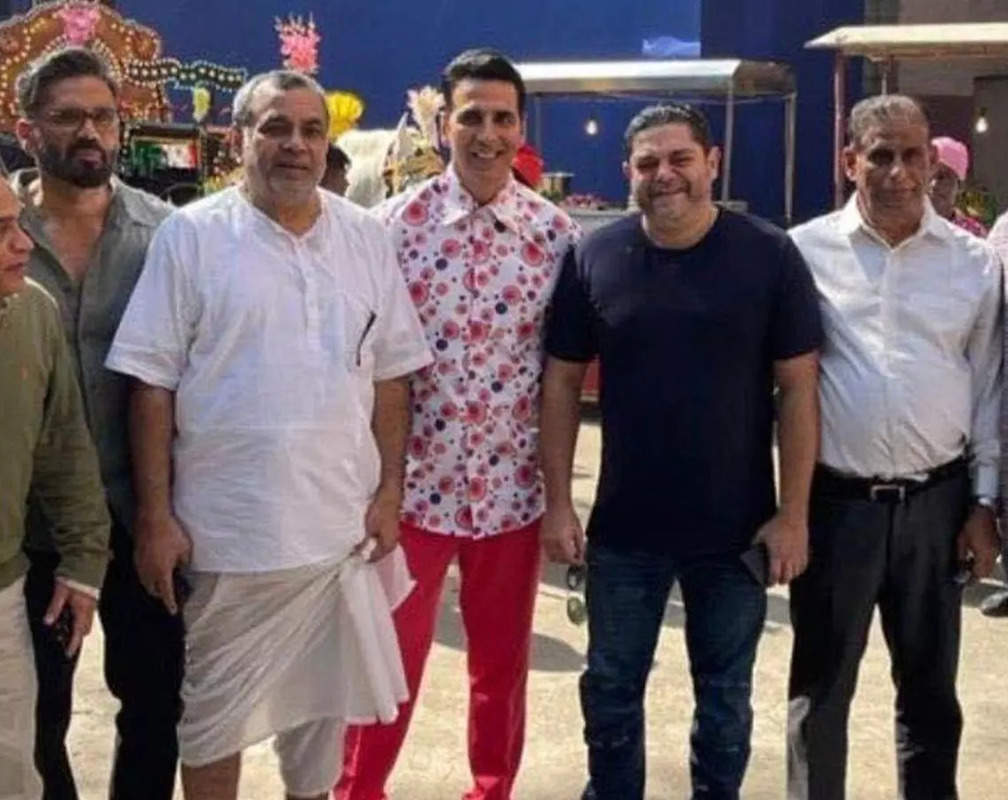 
‘Hera Pheri 3’: First picture of Akshay Kumar, Paresh Rawal and Suniel Shetty from the sets goes viral
