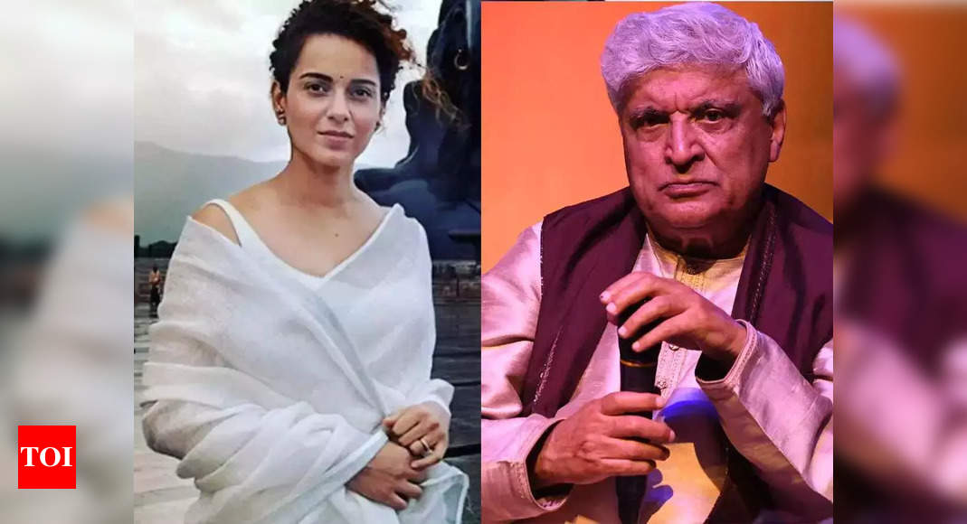 ‘Chaliye aage’: Javed Akhtar dismisses Kangana Ranaut’s praises over his 26/11 comment in Pakistan – Times of India