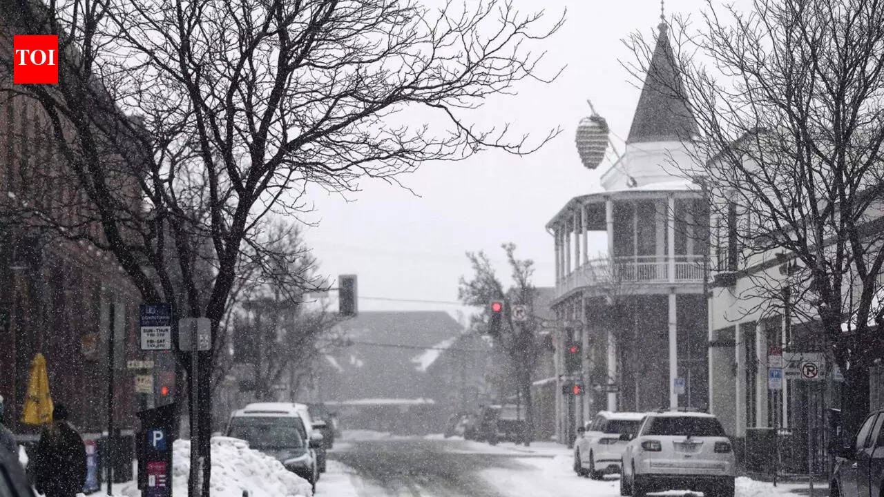 Airlines cancel over 1,300 flights as winter storm grips US - The Times ...