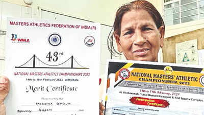 63-year-old cancer survivor from Assam bags silver in national meet