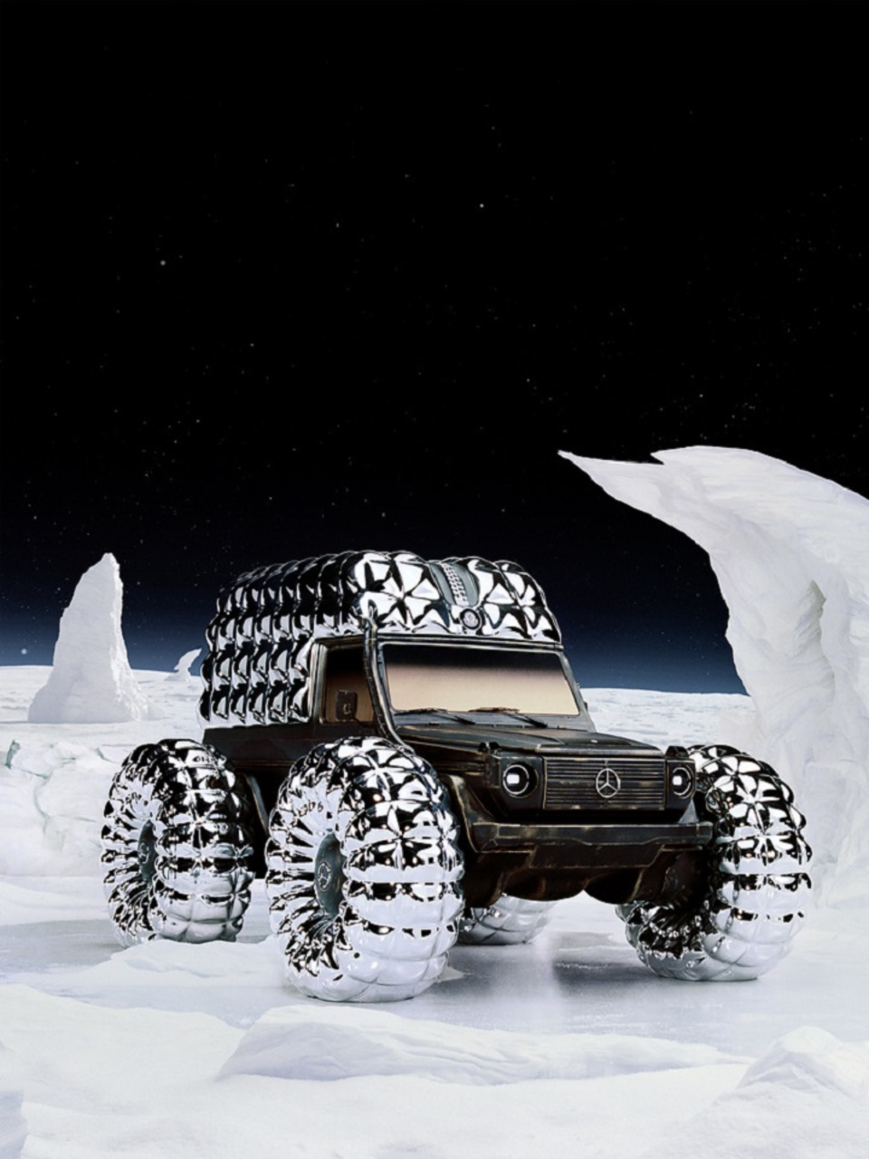 Mercedes-Benz G-Class wearing a giant puffer jacket in photos: G-Wagon gets  runway-ready