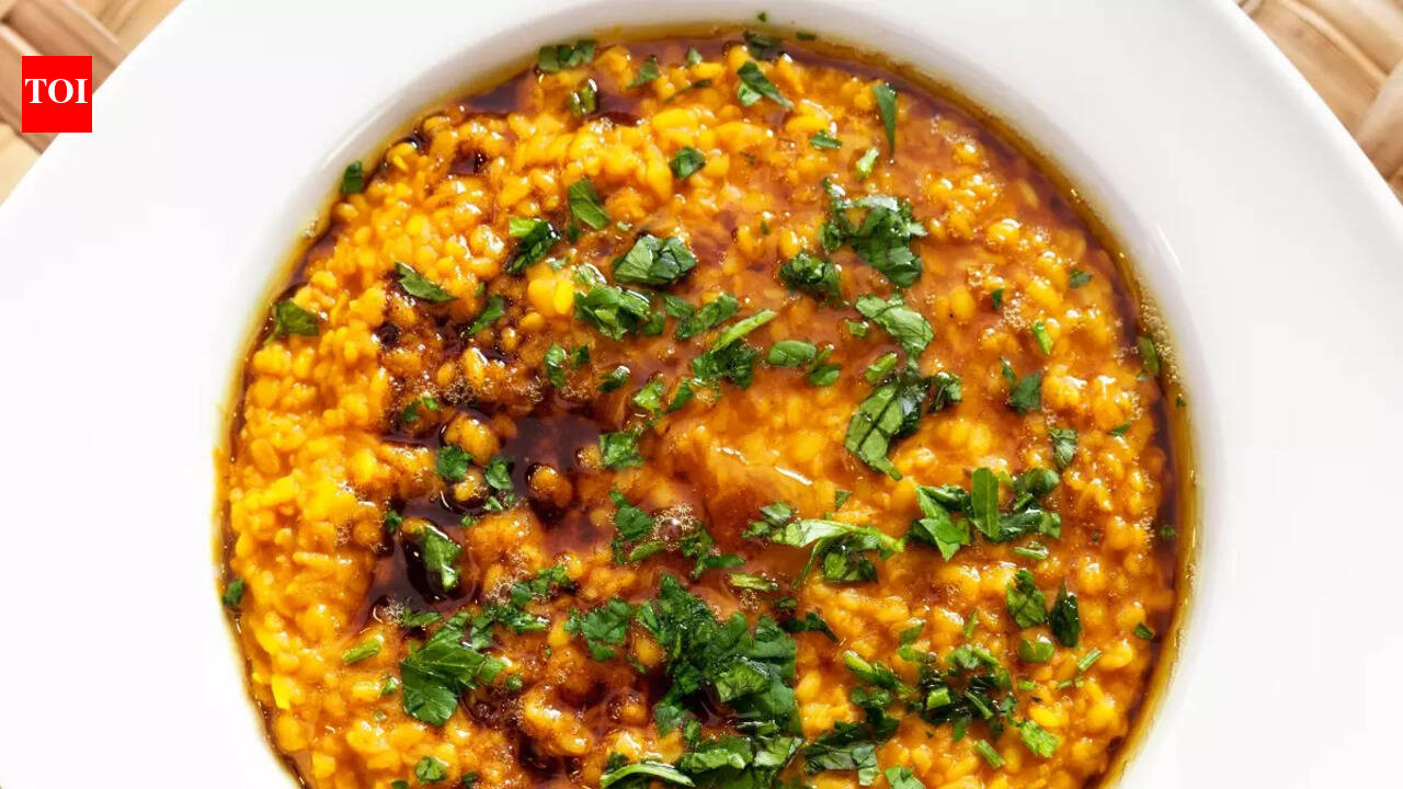 This is the right time to add salt and turmeric to Dal