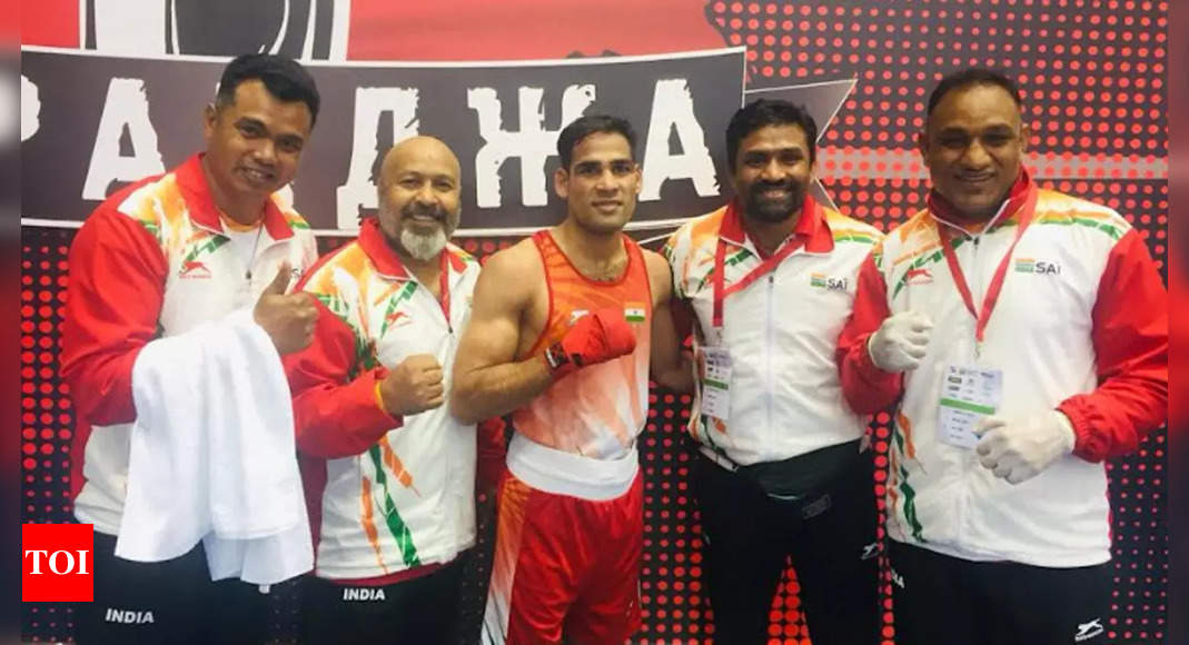 Hussamuddin and Bishwamitra advance into quarters at Strandja Memorial Boxing Tournament | Boxing News – Times of India