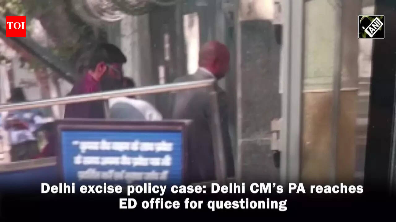 Delhi excise policy case: Delhi CM’s PA reaches ED office for questioning