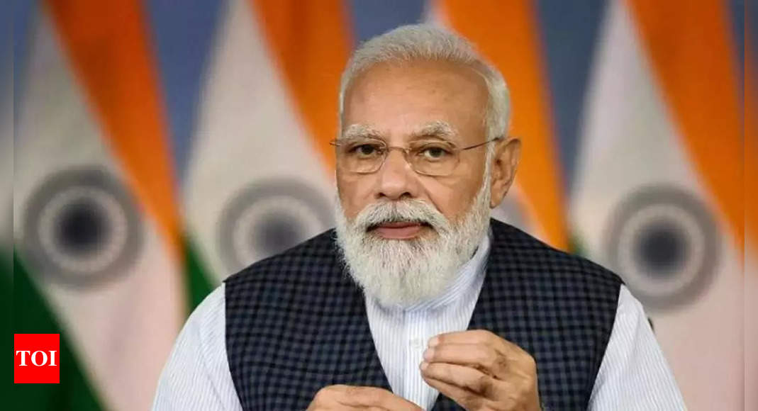 India’s green energy potential no less than a goldmine, says PM | India News – Times of India