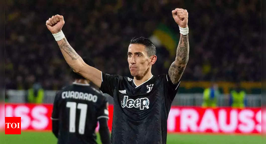 Europa League: Di Maria hat-trick sends Juventus into last 16 | Football News – Times of India