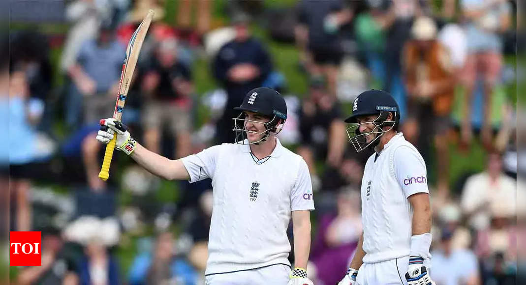 ENG vs NZ 2nd Test: Harry Brook, Joe Root put New Zealand to the sword in Wellington | Cricket News – Times of India