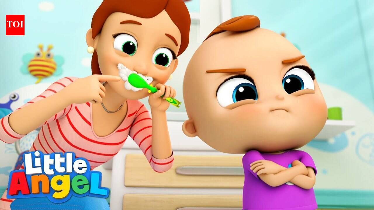 English Nursery Rhymes: Kids Video Song in English 'Brush Your Teeth ...