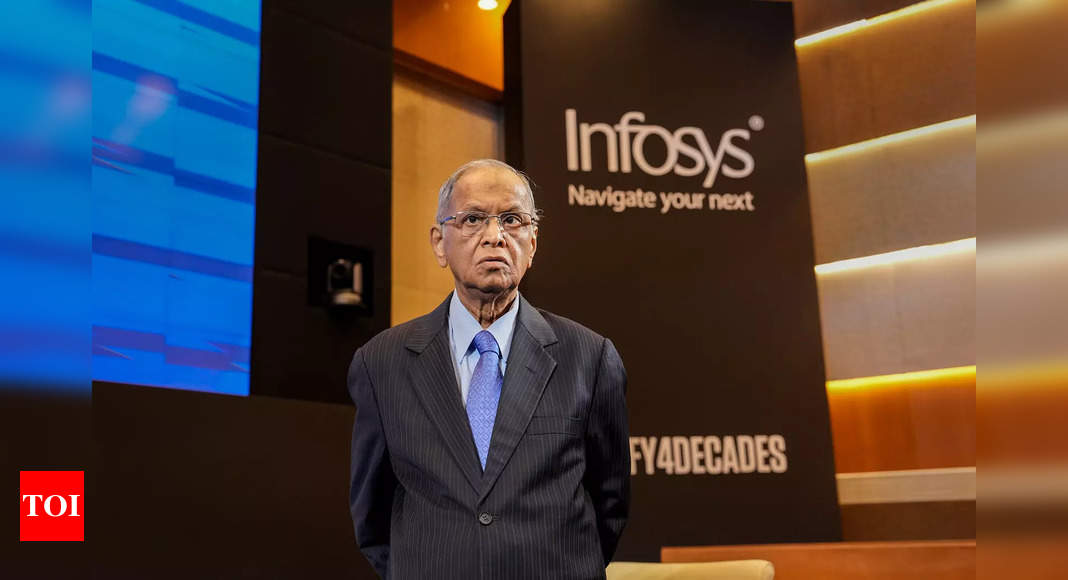 Narayana Murthy has a message for young employees on moonlighting, work from home – Times of India