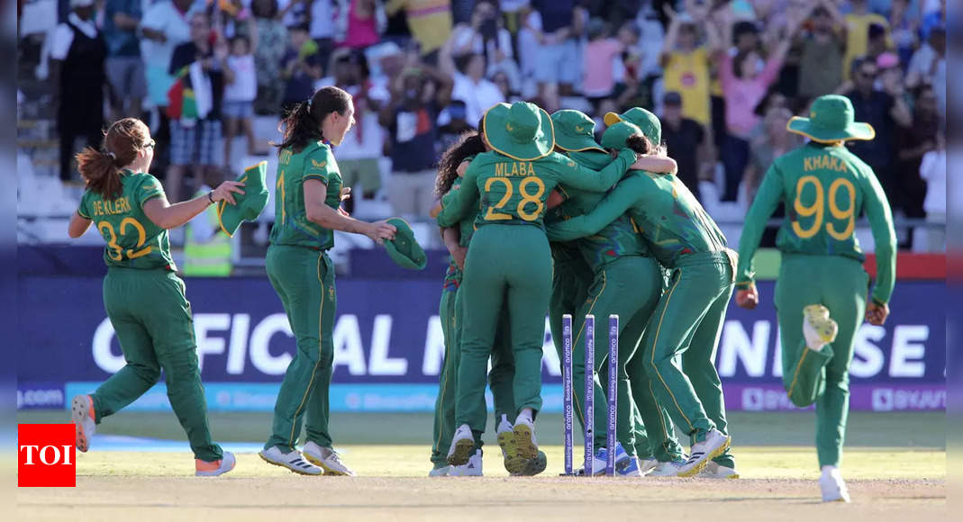 Women’s T20 World Cup, England vs South Africa Highlights: South Africa stun England by 6 runs to enter their first ever final | Cricket News – Times of India