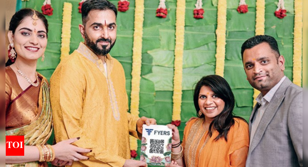 बेंगलुरु के जोड़े ने शादी में रिटर्न गिफ्ट के तौर पर गोल्ड ईटीएफ दिए |  बेंगलुरु समाचार – टाइम्स ऑफ इंडिया