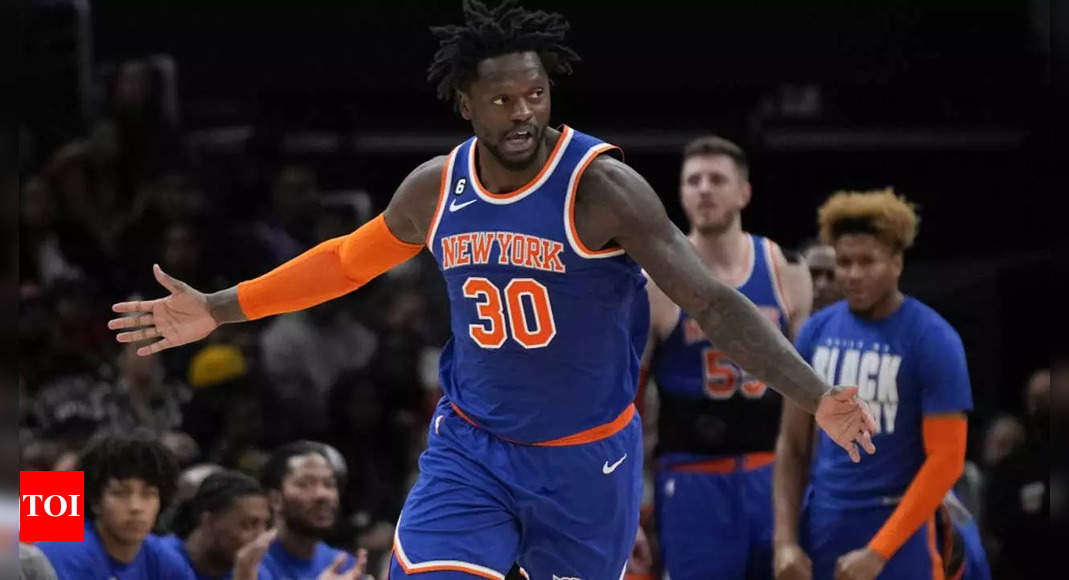 NBA: Randle scores 46 as Knicks rally past Wizards 115-109 | NBA News – Times of India