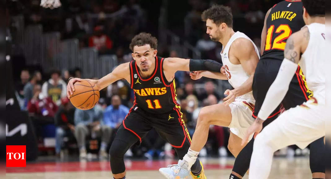 NBA: Trae Young, Dejounte Murray star as Atlanta Hawks beat Cleveland Cavaliers | NBA News – Times of India