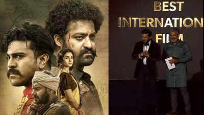 SS Rajamouli says 'Mera Bharat Mahan' as 'RRR' bags Best International Film, Best Original Song, Best Stunts at Hollywood Critics Association Award