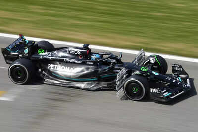 F1 2023: Mercedes hit by hydraulics problem as Verstappen impresses in