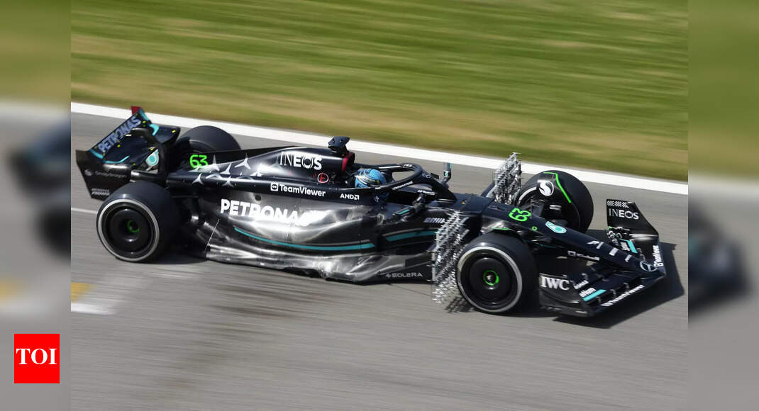 F1 2023 Mercedes hit by hydraulics problem as Verstappen impresses in